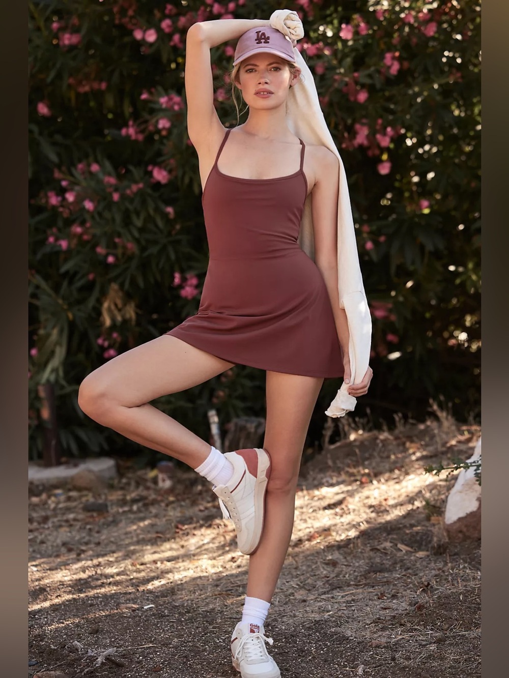 NWOT Anthropologie Spiritual Gangster Lia Active Dress with Skort